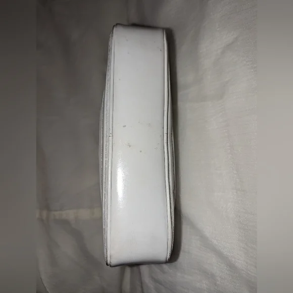 Mario Valentino Clutch Bag V Mark Leather White GUC - Picture 8 of 14